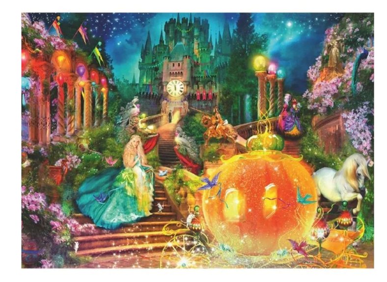 Ravensburger Color Starline Cinderella's Glass Slipper 100XXL Piece Jigsaw Puzzle