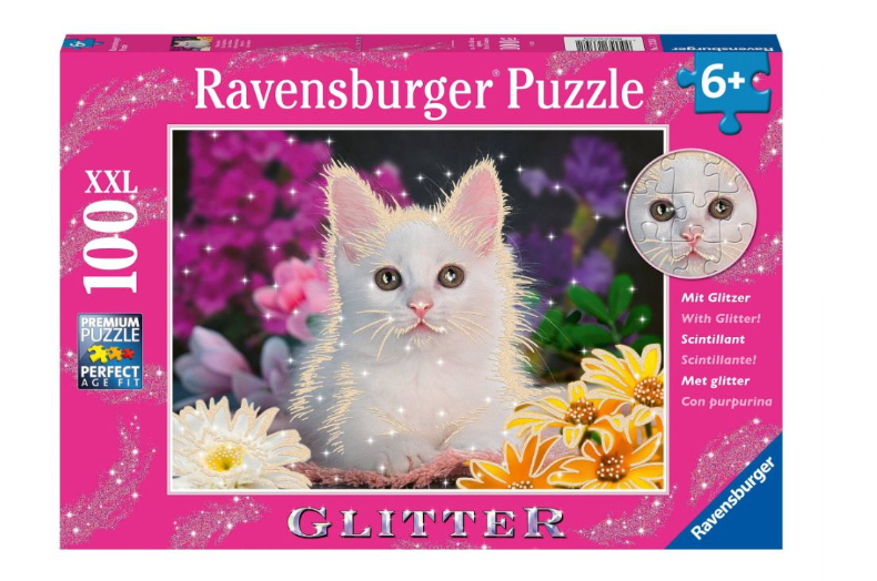 Ravensburger Glitter Cat 100 Piece Jigsaw Puzzle