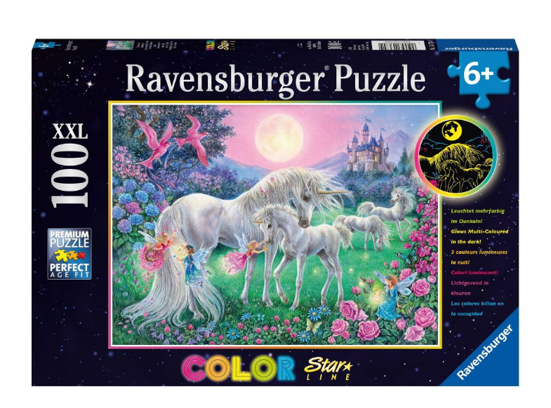 Ravensburger Unicorns In The Moonlight 100 Piece Jigsaw Puzzles