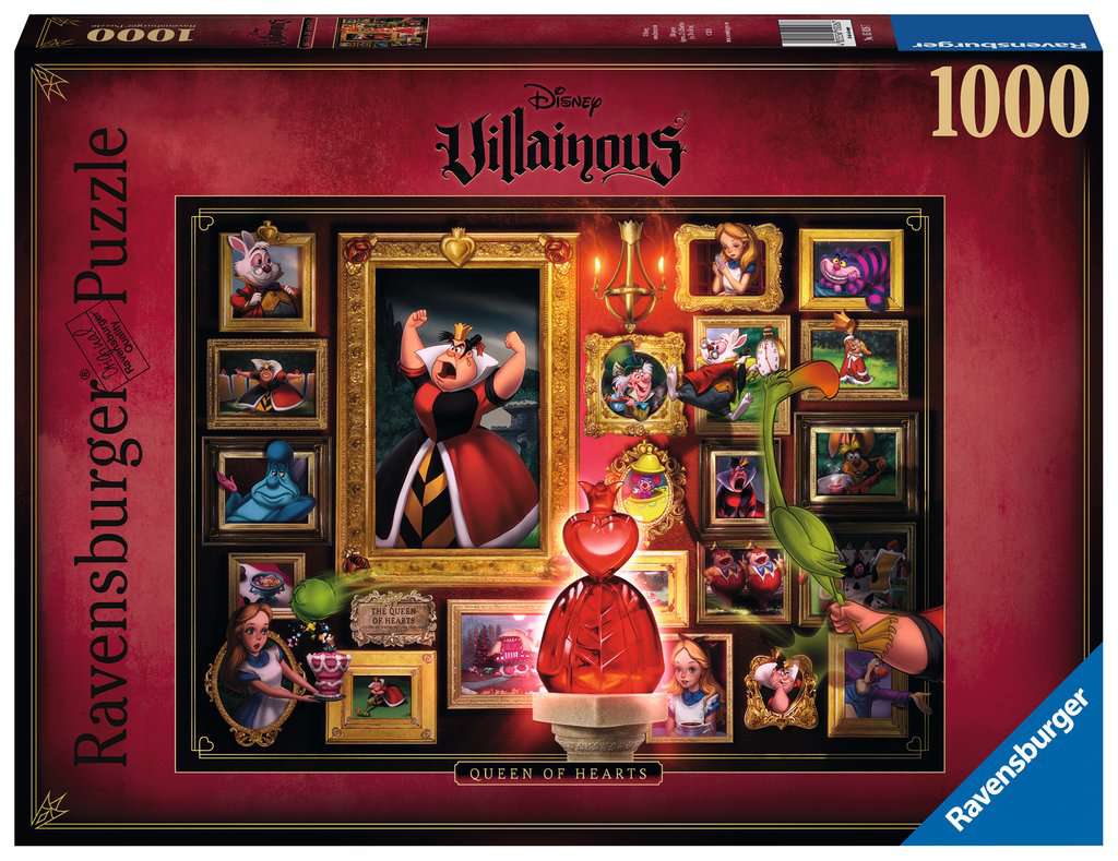 Ravensburger 1000PC Disney Villainous: Queen of Hearts