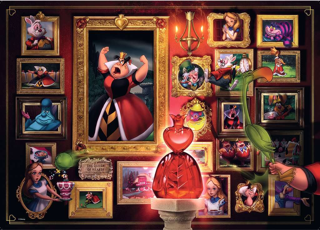 Ravensburger 1000PC Disney Villainous: Queen of Hearts