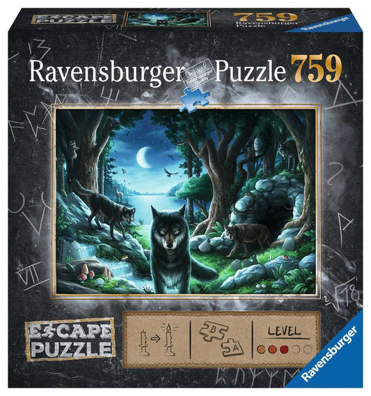 Ravensburger Puzzle 759pc - Escape 7 The Curse of the Wolves