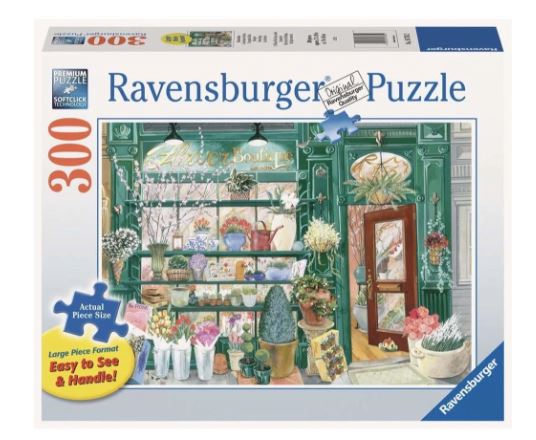Ravensburger Flower Shop Large Format 300 Piece Jigsaw Puzzle