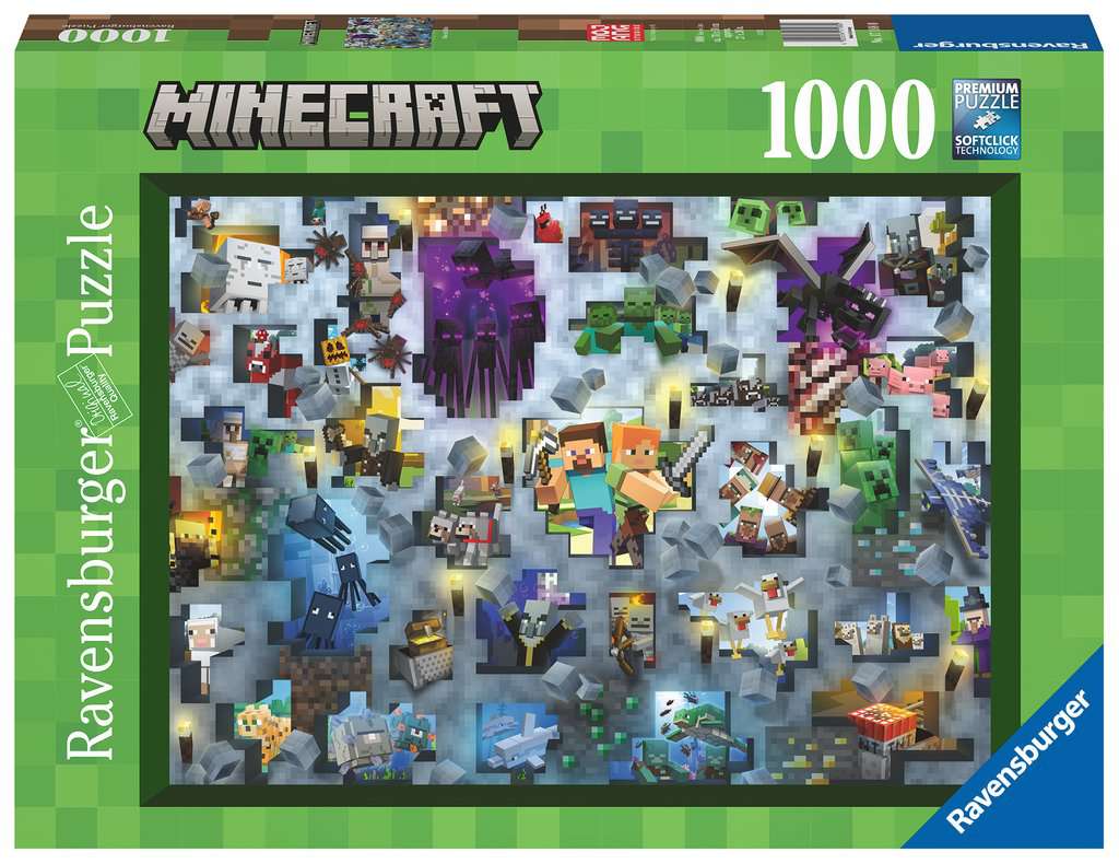 RBURG - MINECRAFT CHALLENGE 1000PC PUZZLE