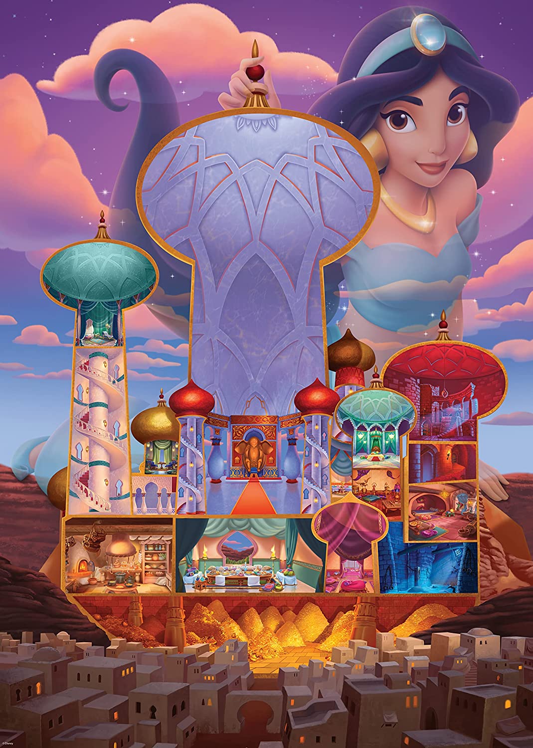 Ravensburger - Disney Castles Jasmin 1000pc Jigsaw