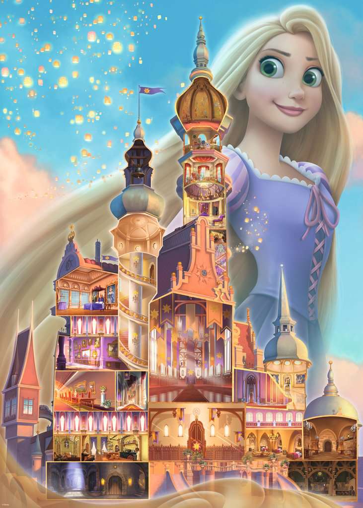 Ravensburger - Disney Castles Rapunzel 1000pc Jigsaw