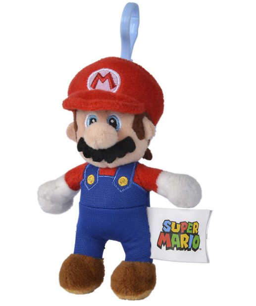 Super Mario Mario 5" Plush Keyring