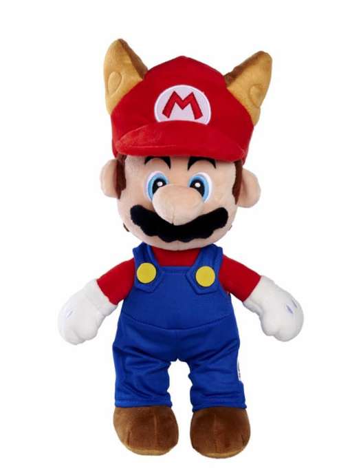 Super Mario Raccoon Tanuki Mario 30cm Plush