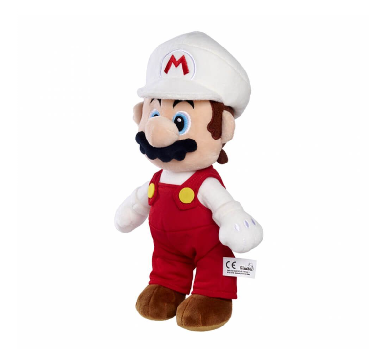 Super Mario Fire Mario 30cm Plush