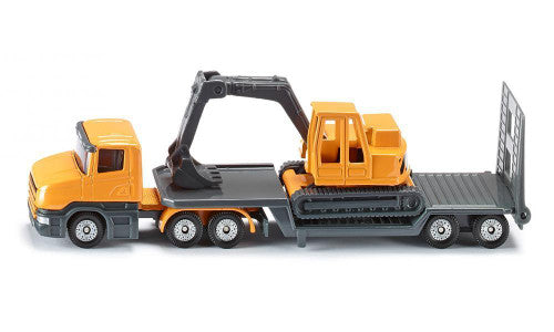 Siku - 1611 - Low Loader With Excavator