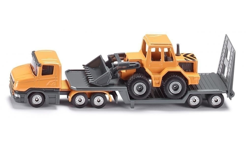 Siku Low Loader With Front Loader 1:87 Scale diecast SI1616