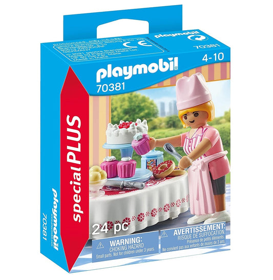 Playmobil: Baker with Dessert Table