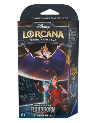 Disney Lorcana Trading Card Game Rise of the Floodborn Amber & Sapphire Starter Deck