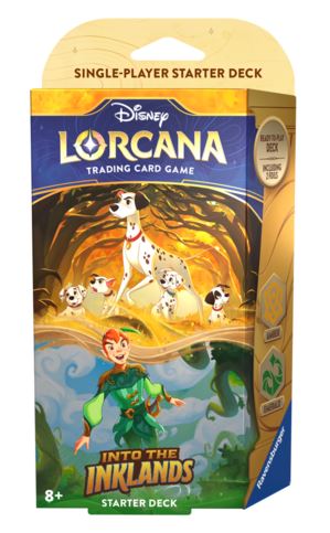 Disney TCG: Lorcana Into The Inklands Amber & Emerald Starter Deck