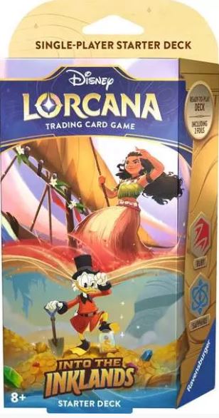 Disney TCG: Lorcana Into The Inklands Ruby & Sapphire Starter Deck