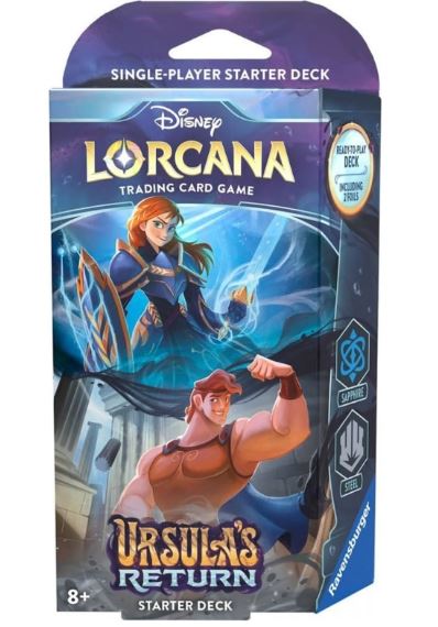 Disney Lorcana TCG: Ursula's Return Sapphire & Steel Starter Deck