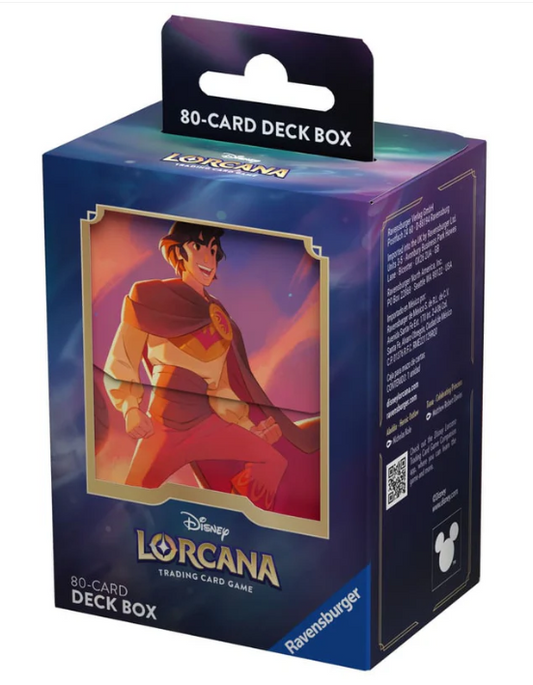 Disney Lorcana - Shimmering Skies Aladdin deck box