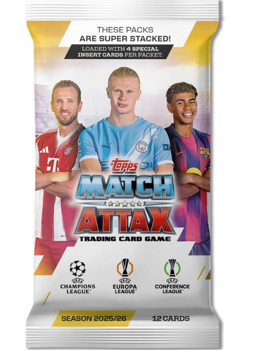 Topps UCC Match Attax 2025/2026 Edition Trading Card Pack