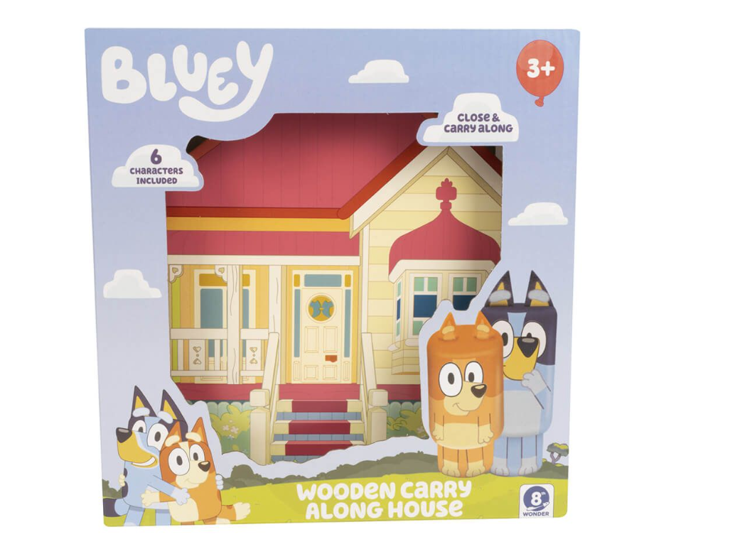 Bluey Wooden Carry Along House