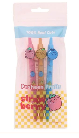 Pusheen Fruits Pen Set