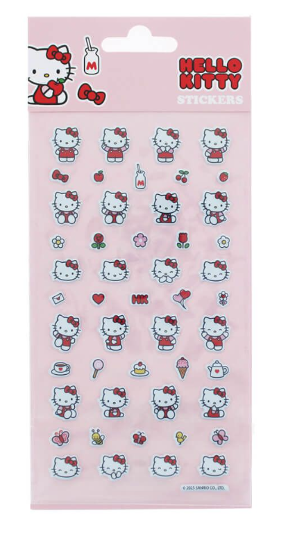 Hello Kitty Pretty In PInk Sticker Sheet