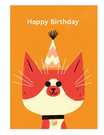 Card-Birthday Cat