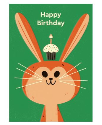 Card-Birthday Rabbit