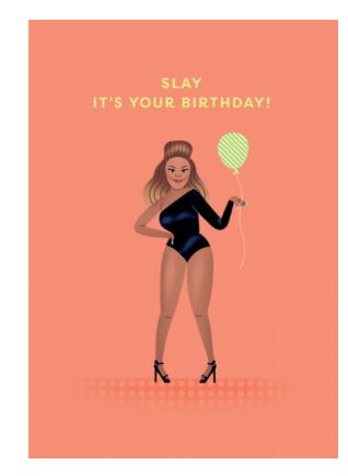 Card-Beyonce Slay Birthday