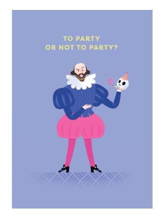 Card-Shakespeare to Party