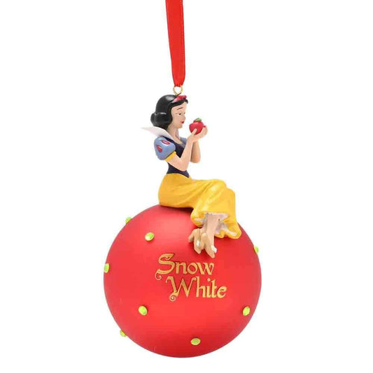 Disney Christmas Snow White On Glass Bauble