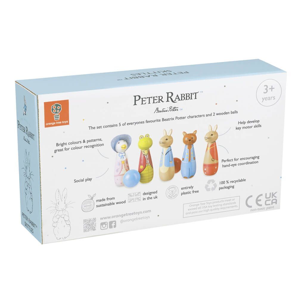 Beatrix Potter Skittles Peter Rabbit Wooden Toys