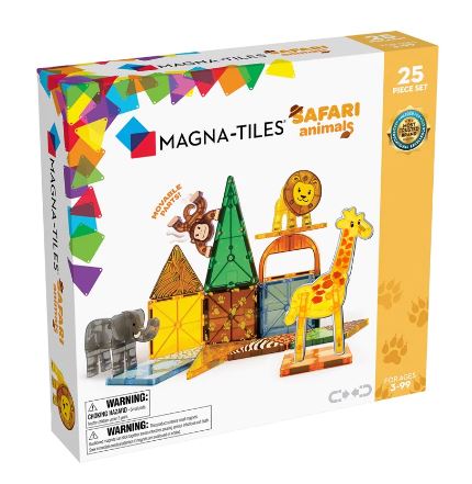 Magna-Tiles Safari Animals 25 Piece Set