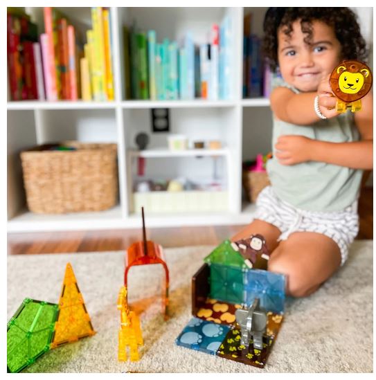 Magna-Tiles Safari Animals 25 Piece Set