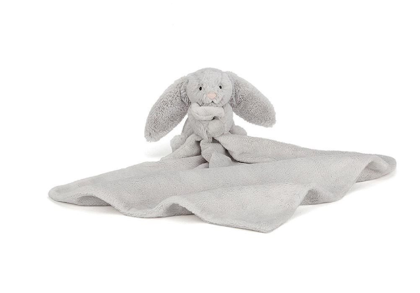 Jellycat Medium Silver Bunny Soother