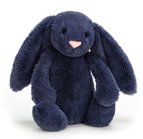 Jellycat Bunny - Bashful Navy - Medium