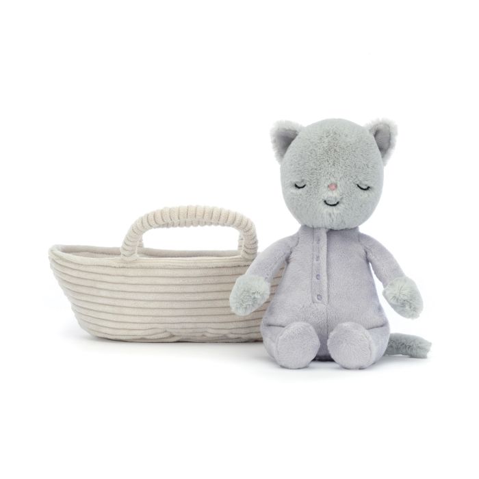 Jellycat Rock-a-Bye Kitten Grey