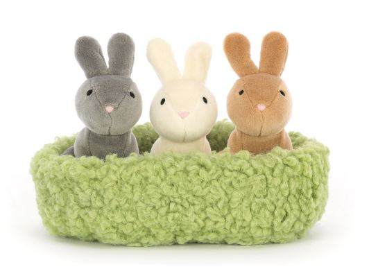 Jellycat Nesting Bunnies Mulit-Coloured 