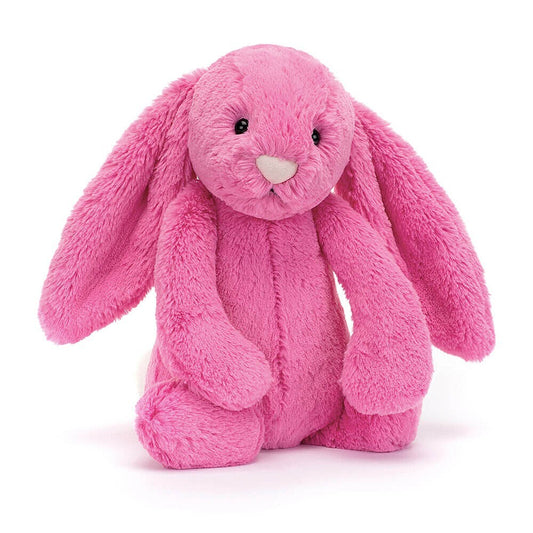 Jellycat Medium Bashful Hot Pink Bunny 