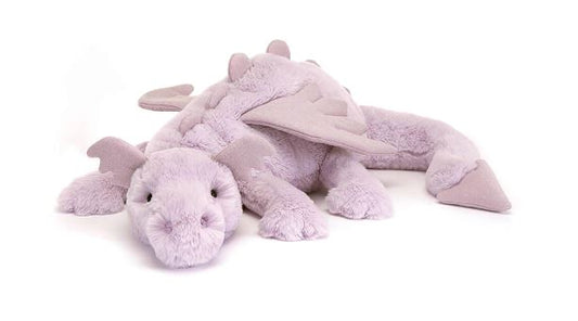 Jellycat Lavender Dragon Huge