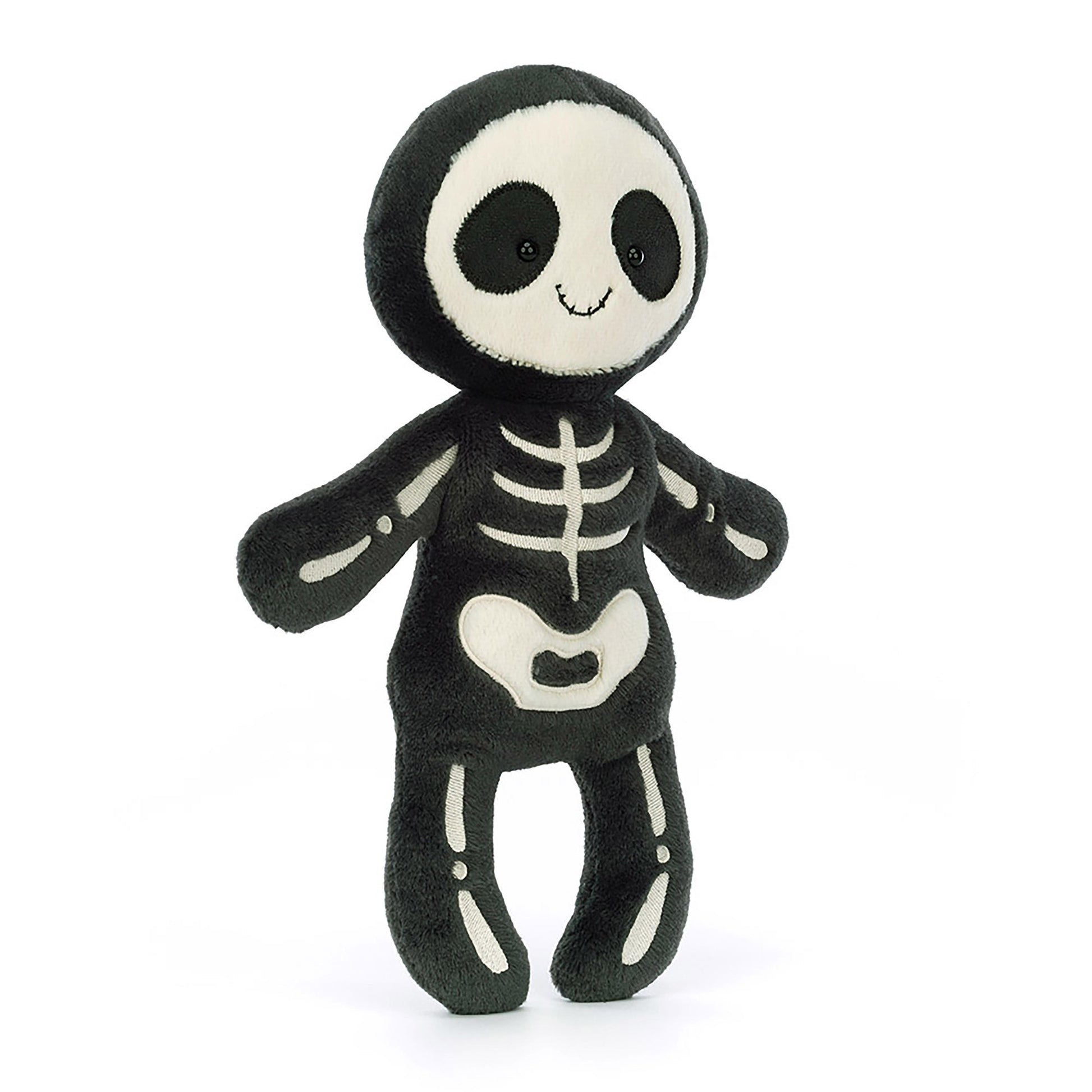 Jellycat Skeleton Bob Black & White