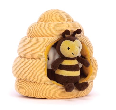 Jellycat Honeyhome Bee Black & Yellow
