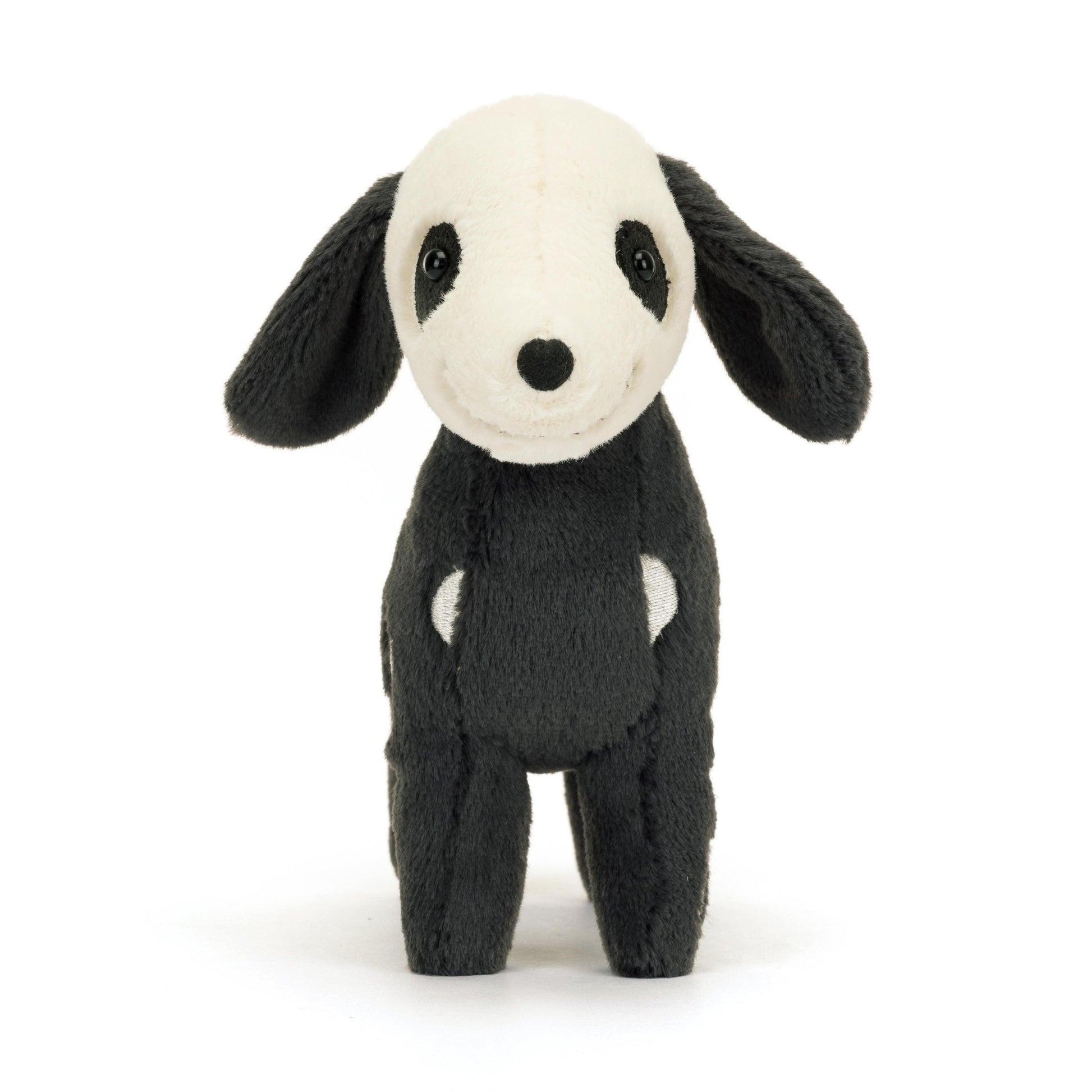 Jellycat Skeledog Dan Black & White