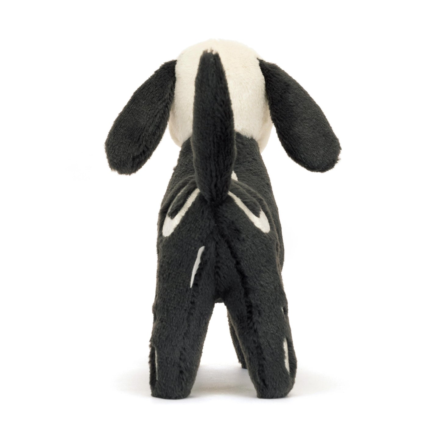 Jellycat Skeledog Dan Black & White