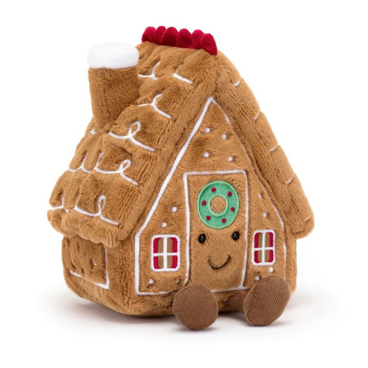 Jellycat Amuseable Gingerbread House Beige