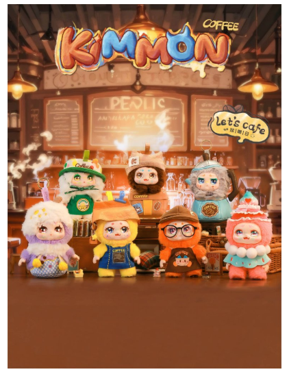 KIMMON Let's Cafe Collectible Mystery Box Plush