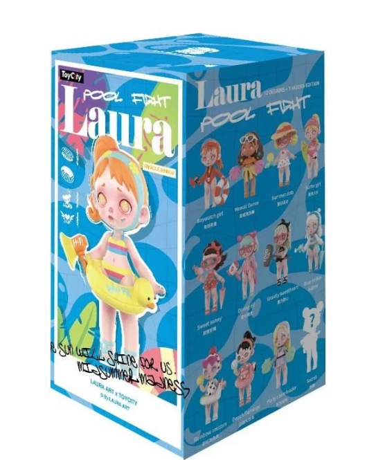 Laura Pool Fight Blind Box Vinyl Figure