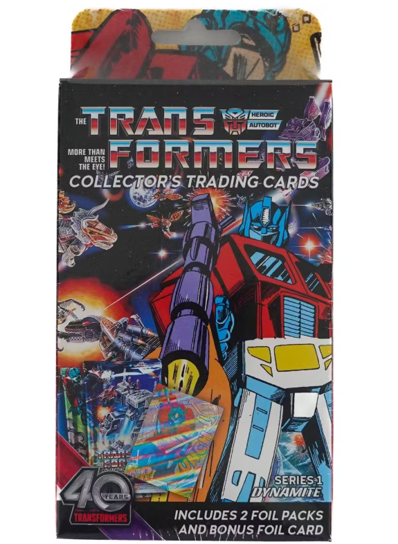 Transformers 40th Anniversary Trading Cards Hanger Box