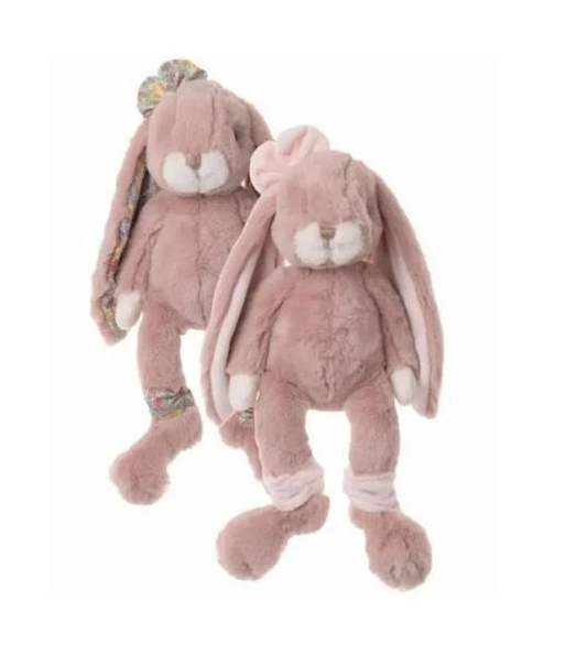 Bukowski Plush Bunny Strawberry with Flowered Bow