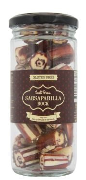 Scott Bros Candy Vintage Sarsaparilla Rock Boiled Sweets Jar 155g Aust Made