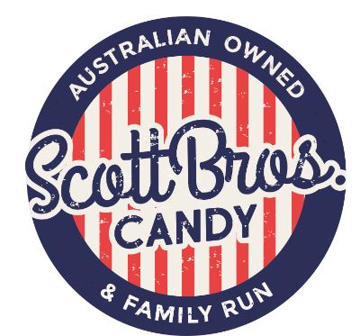 Scott Bros Candy Humbugs Boiled Sweets Jar 155g Aust Made